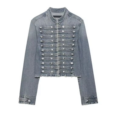 Veste Napoléon en jean Zara 