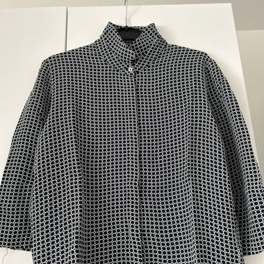 Patterned Blouse black/white