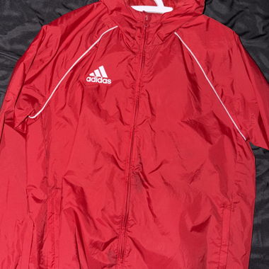 Red adidas Windbreaker Jacket