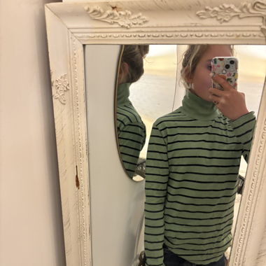 Blue Green Stripped Shirt 