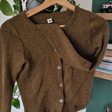 Cardigan marrone Items Merino
