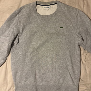 Pull Lacoste gris 