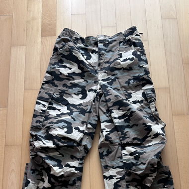 Camouflage Cargo-Parachute-Pants