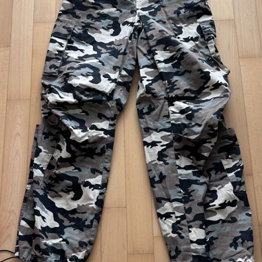 Camouflage Cargo-Parachute-Pants