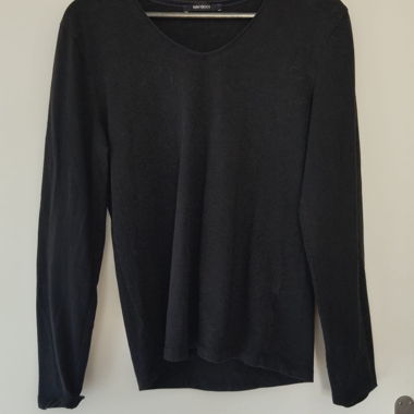 Maglia Navyboot nera a maniche lunghe XL
