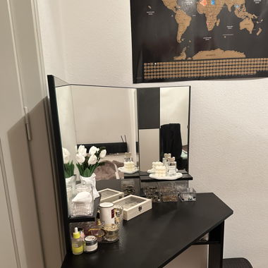 Commode coiffeuse noire neuve 