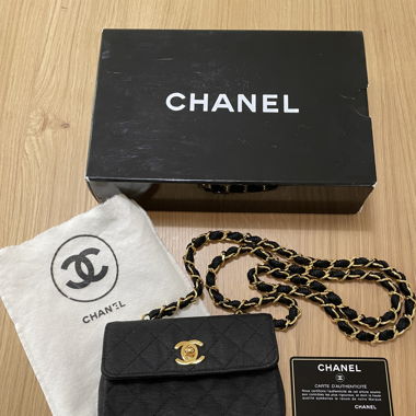 Rare vintage Chanel mini crossbody bag 