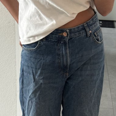 90s Wide ripped jeans