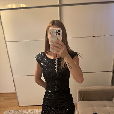 Glitzer Kleid