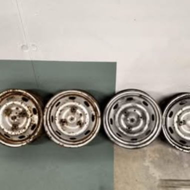 4 cerchi in acciaio