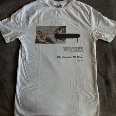 T-shirt bianca con stampa