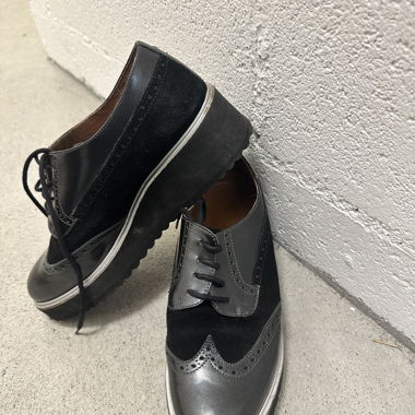 Two-tone Derby Shoes