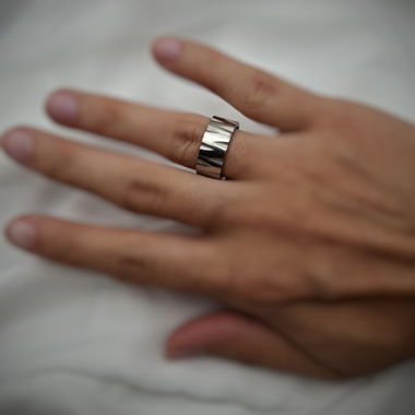 Unisex Ring silbrig