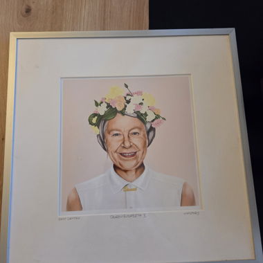 Framed Portrait of Queen Elizabeth II