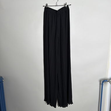 YAS Plissierte Wide-Leg-Hose