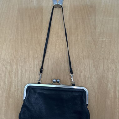 Black Leather Bag (Clutch)