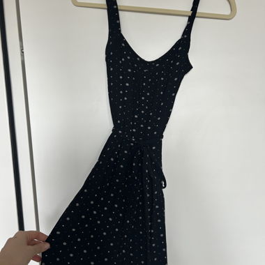 Black mini jumpsuit