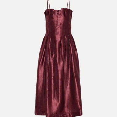 Robe cocktail Emilio Sarto bordeaux
