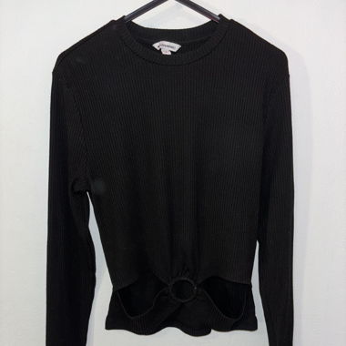 T-shirt manche longue noir 