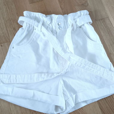Shorts a Vita Alta Bianchi