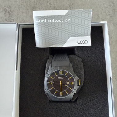 Audi Collection Watch Black/Yellow