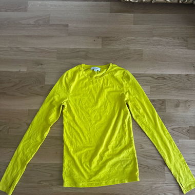 Langarmshirt - neongelb - COS Gr M