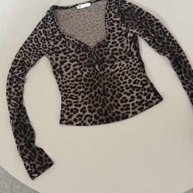 Leoparden-Cardigan