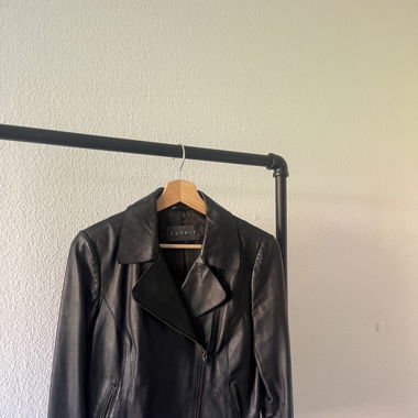Leder Jacke