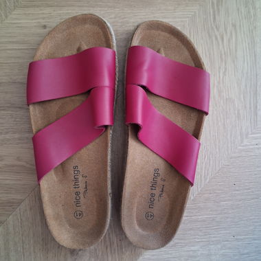 Rosa Slide-Sandalen von Nice Things Paloma S.