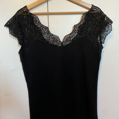 Top dentelle Morgan noir M