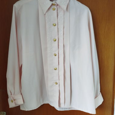 Blouse vintage rose 