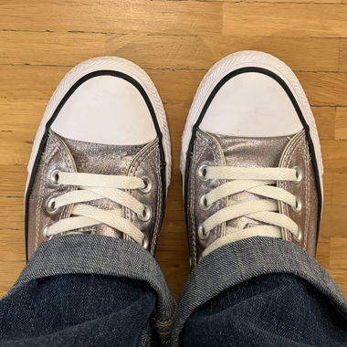 Converse All Star Silber Sneaker EU 37.5