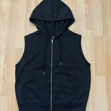 Schwarzer Hoodie