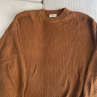 Oversized knit sweater
