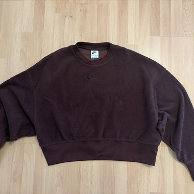 Nike Sweatshirt Bordeaux aus Fleece