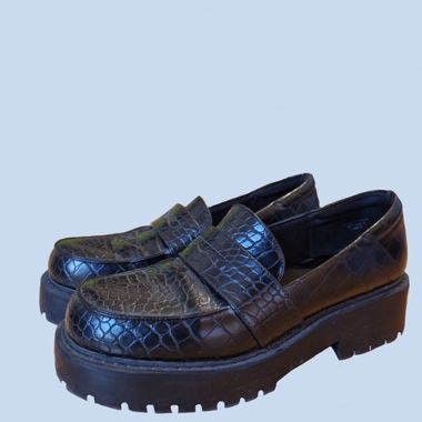 black loafers 
