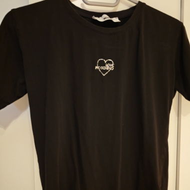Schwarzes Moschino T-Shirt