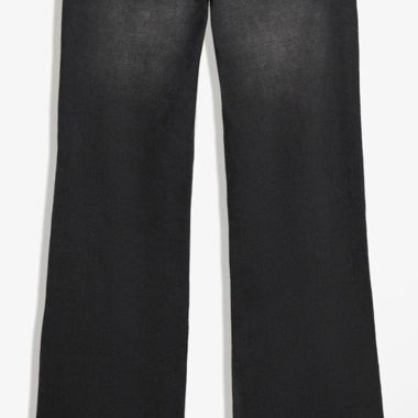 Jeans Bershka noirs low rise