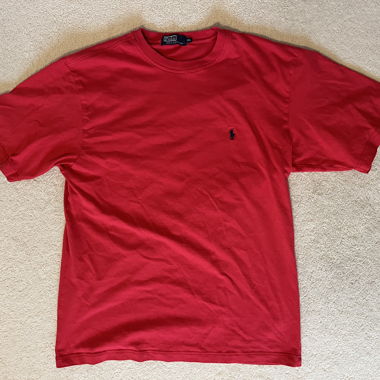 T-shirt POLO rouge