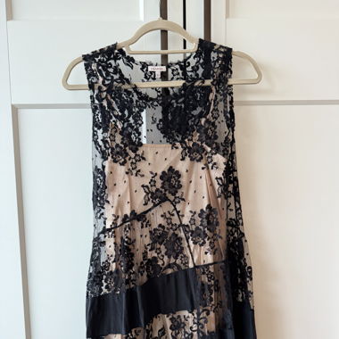 Black lace dress
