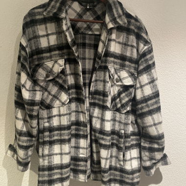 Giacca overshirt a quadri