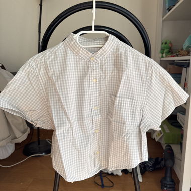 Camicia button-up a quadretti