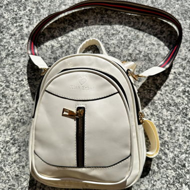 White Mini Backpack Xian Erhui