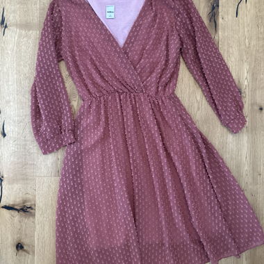 Pink Wrap Dress