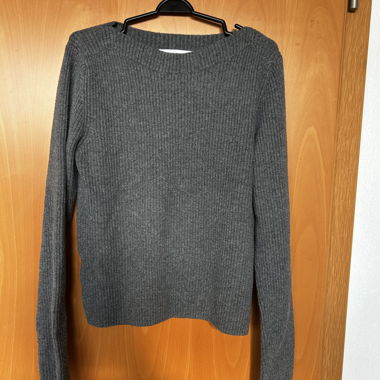 Mango grey knit sweater
