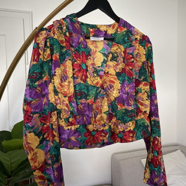 Blumen Bluse