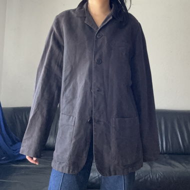 vintage black blouse / jacket / vest