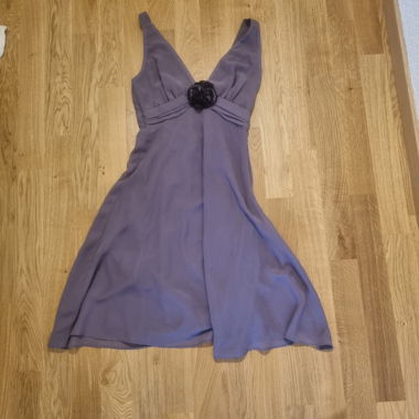 Robe Bonprix lilas avec bretelles, taille 34