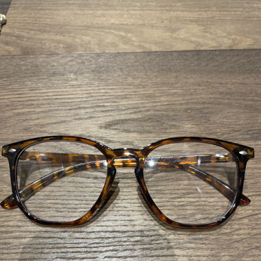 Fake Brille braun