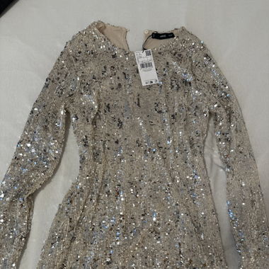 Glitzer Kleid 